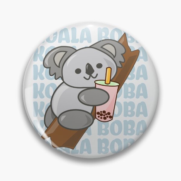 Item preview, Lazy Koala Drinking Strawberry Boba Bubble Tea designed and sold by merchloh128.