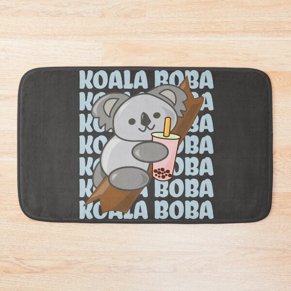 Item preview, Lazy Koala Drinking Strawberry Boba Bubble Tea designed and sold by merchloh128.