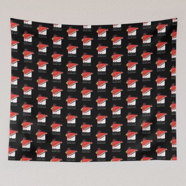 Item preview, Square Bird Parrot Retro Minimalist Squirds Black designed and sold by Quooki.