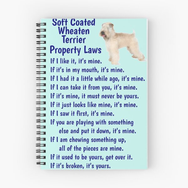 Item preview, Soft Coated Wheaten Terrier - property laws  designed and sold by thepetcellar.