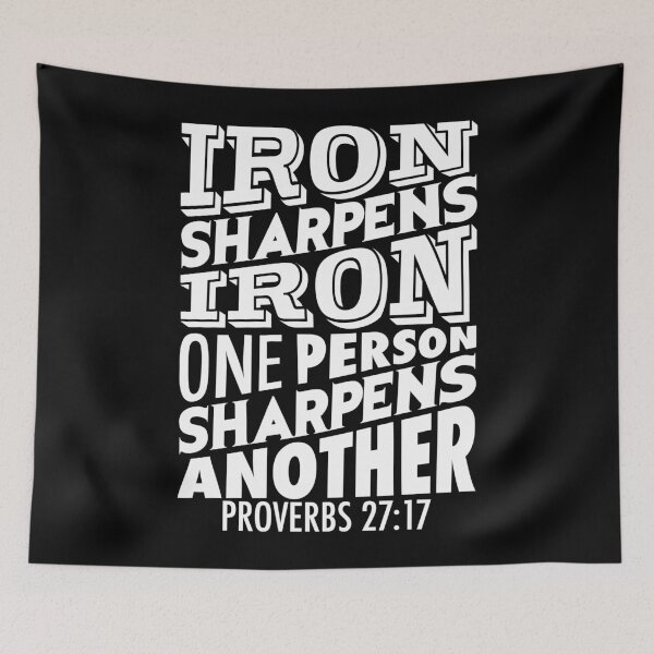 Item preview, Proverbs 27:17 designed and sold by plushism.