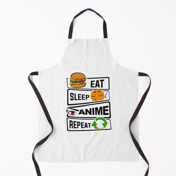 Item preview, Eat Sleep Anime Repeat illustration Funny Anime quotes designed and sold by KO-Design.