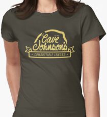 cave johnson's combustible lemons Women's Fitted T-Shirt