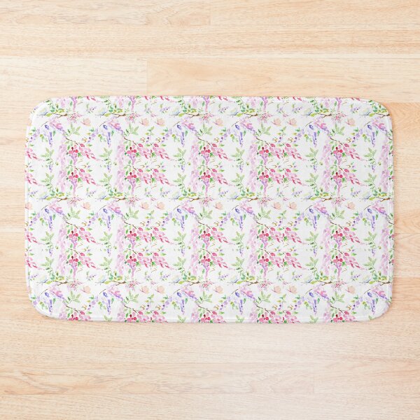 Item preview, Spring floral pattern watercolor original designed and sold by BeeTartprints.