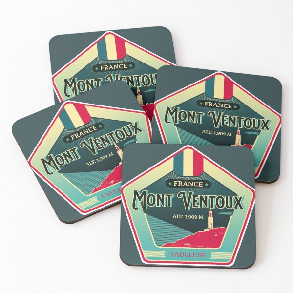 Item preview, Mont Ventoux Retro T-Shirt + Sticker designed and sold by ROADTROOPER.
