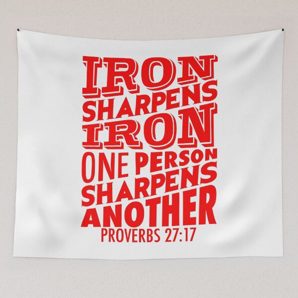 Item preview, Proverbs 27:17 designed and sold by plushism.