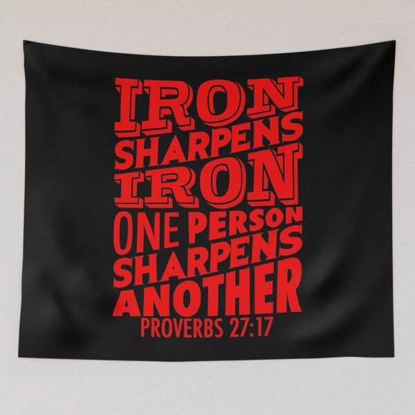 Item preview, Proverbs 27:17 designed and sold by plushism.