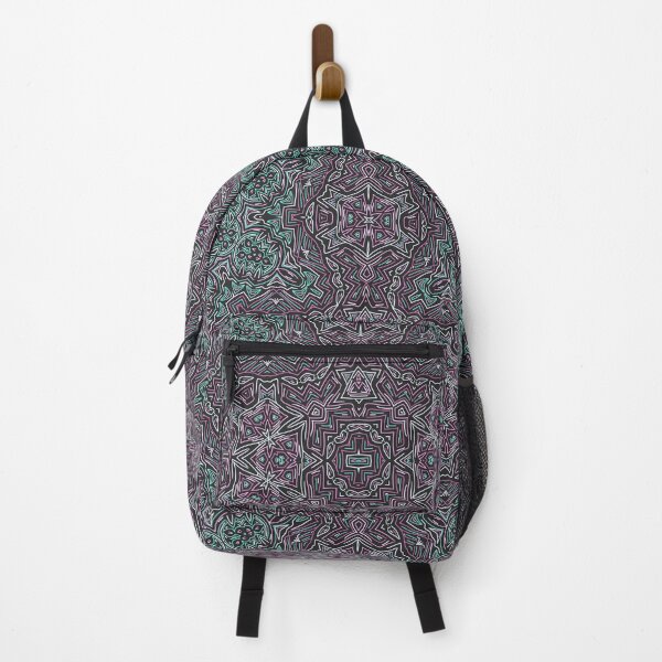 Artikelvorschau, Teal und Pink Muted Kaleidescape entworfen und verkauft von Art-By-Jenna.