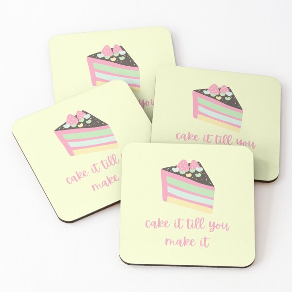 Item preview, Cake It Till You Make It, Fake It Till You Make It designed and sold by GoodMoodFood.