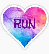 Love to Run Sticker