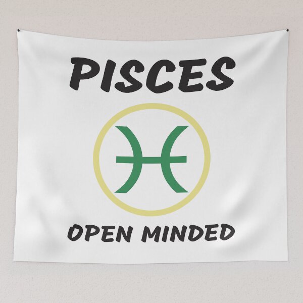 Item preview, Pisces: Big and Bold Zodiac symbol. designed and sold by TJays.