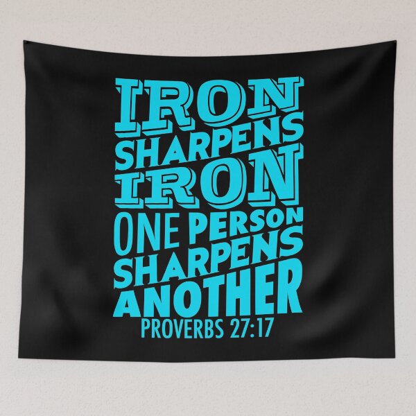 Item preview, Proverbs 27:17 designed and sold by plushism.