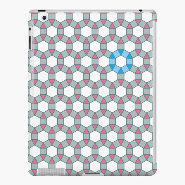 Tiling Tessellation In Green, Blue & Pink iPad Snap Case