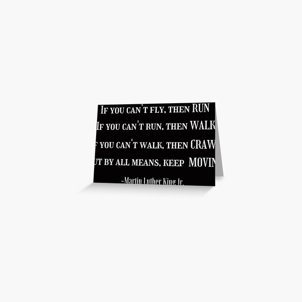 Martin Luther King Jr Quotes Greeting Card