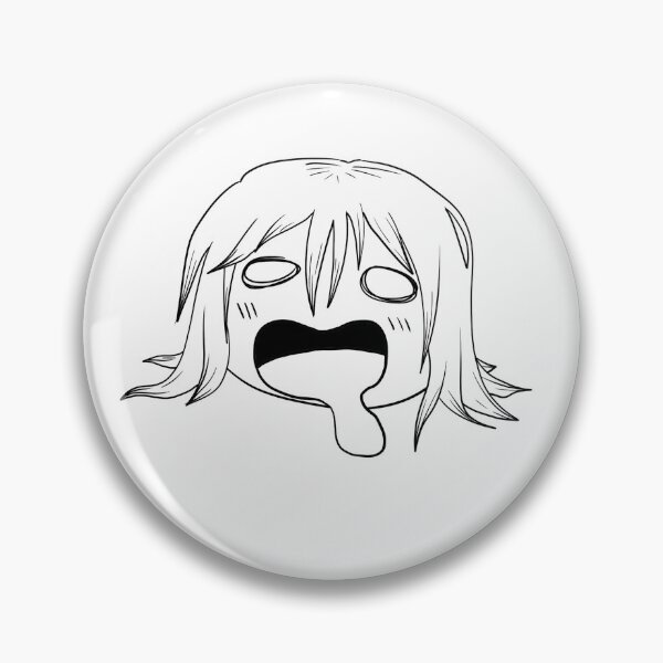 Item preview, Drooling Blob Girl (Black Lines) designed and sold by John-Pineapple.