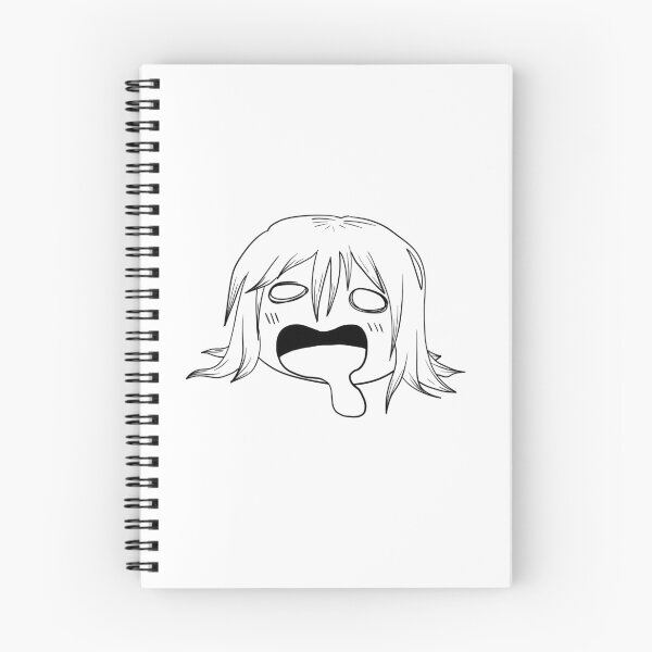 Item preview, Drooling Blob Girl (Black Lines) designed and sold by John-Pineapple.