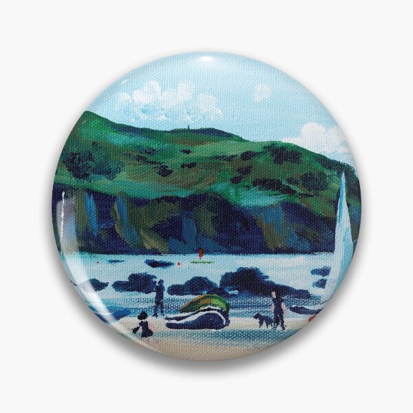 Item preview, Looking from Hope Cove to Bolberry Down, Kingsbridge, Devon designed and sold by Laura-Fearn.
