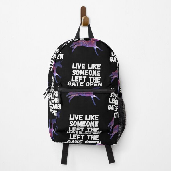 Item preview, live like someone left the gate open designed and sold by Sinovius.