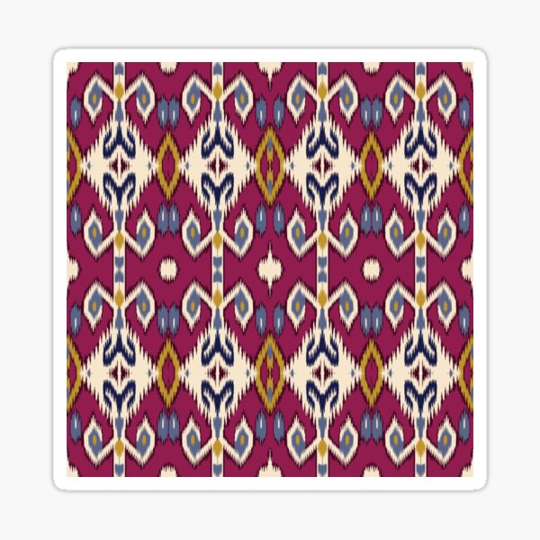 Item preview, modern ikat chevron ikat designed and sold by RekhaArtGalaxy.