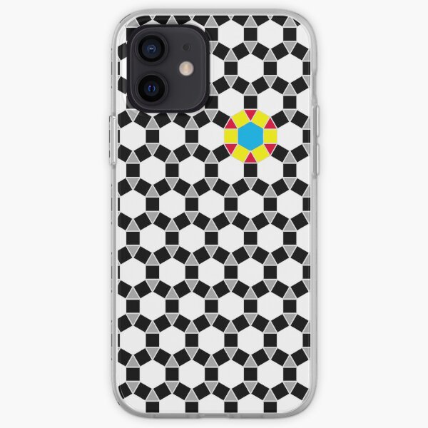 Black & White Tessellation Pattern iPhone Soft Case