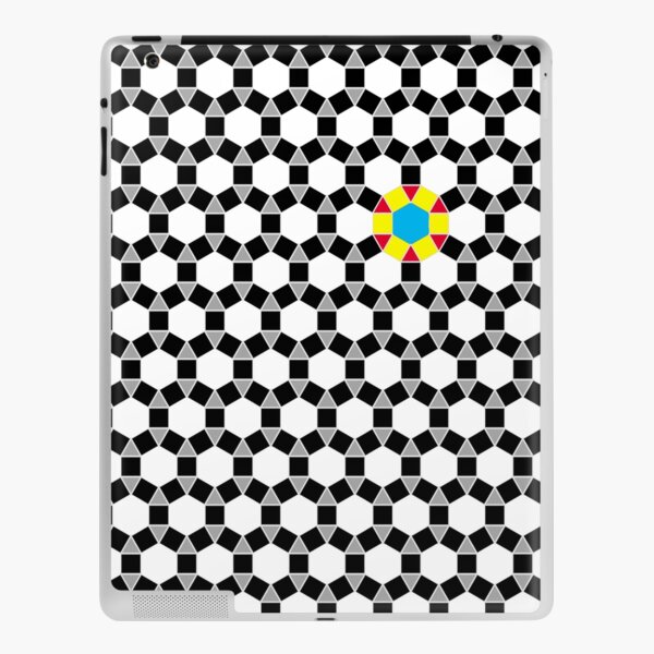 Black & White Tessellation Pattern iPad Skin