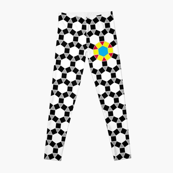 Black & White Tessellation Pattern Leggings