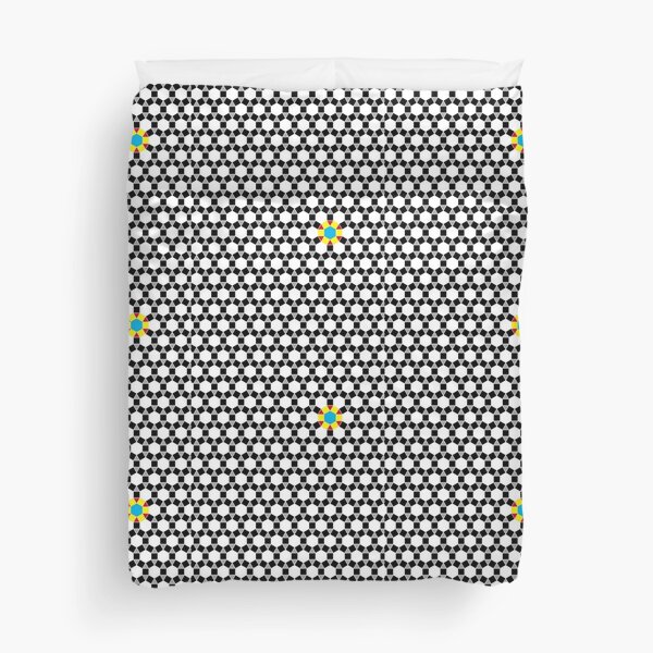 Black & White Tessellation Pattern Duvet Cover