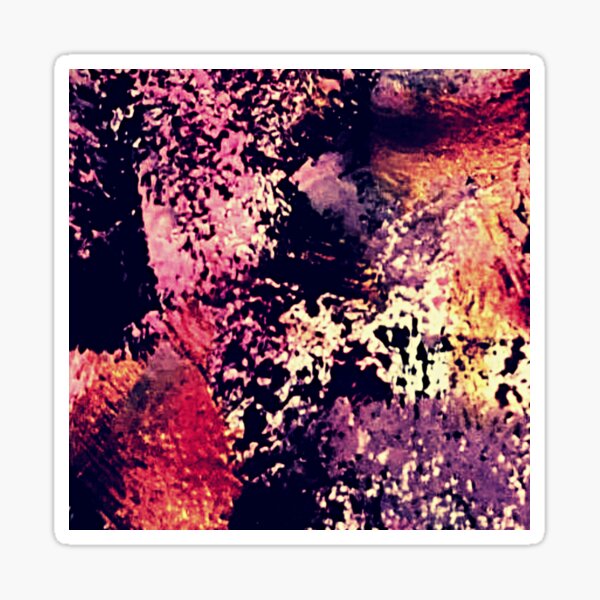 Grunge abstract, Dream scape Sticker