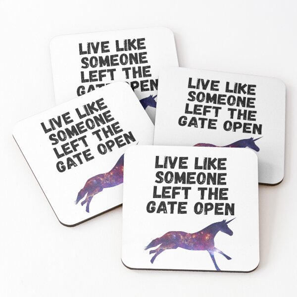 Item preview, live like someone left the gate open designed and sold by Sinovius.