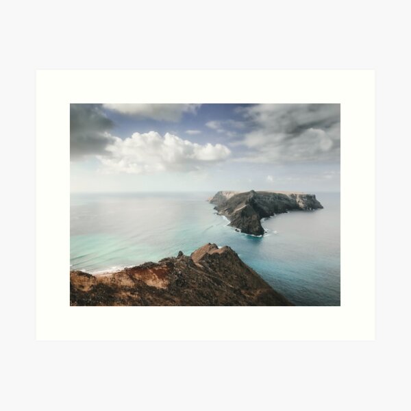 Ponta da Calheta on the island of Porto Santo, Portugal Art Print