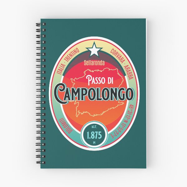 Item preview, Passo Di Campolongo Dolomites Italy Motorcycle Touring T-Shirt + Sticker designed and sold by ROADTROOPER.