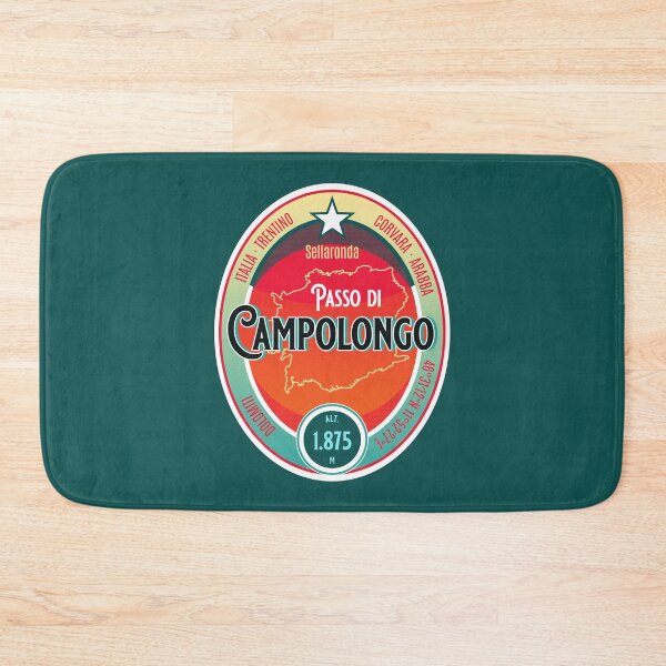 Item preview, Passo Di Campolongo Dolomites Italy Motorcycle Touring T-Shirt + Sticker designed and sold by ROADTROOPER.