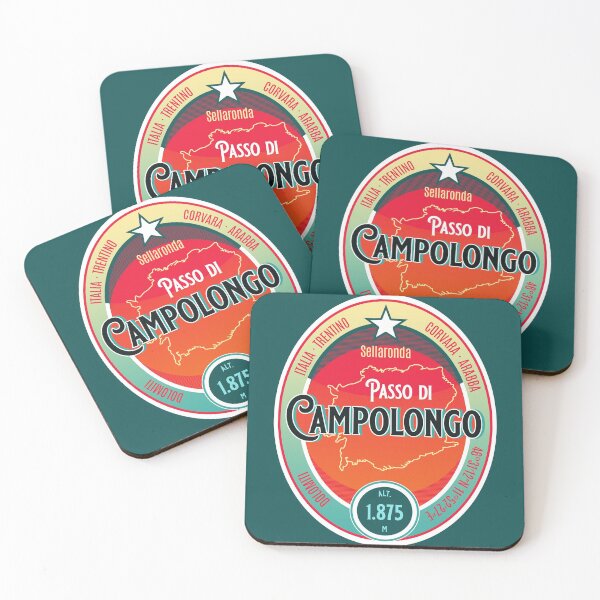 Item preview, Passo Di Campolongo Dolomites Italy Motorcycle Touring T-Shirt + Sticker designed and sold by ROADTROOPER.