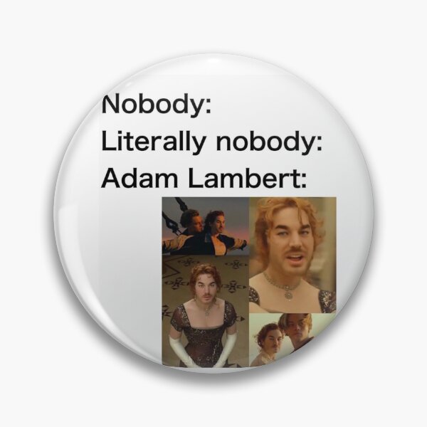 Item preview, Adam Lambert meme designed and sold by sinamercury.