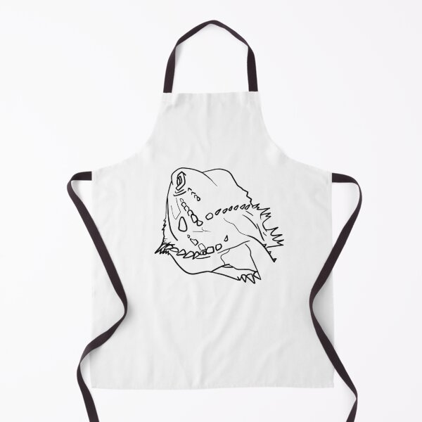 Item preview, Bearded Dragon Head Back Left designed and sold by PrileyRileyArt.
