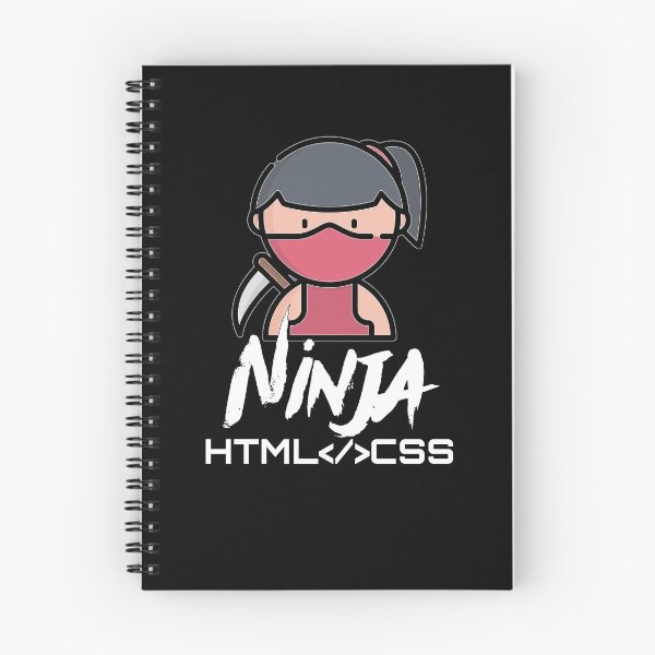 Item preview, HTML </> CSS Ninja (color white) designed and sold by Stornu2Ruedas.