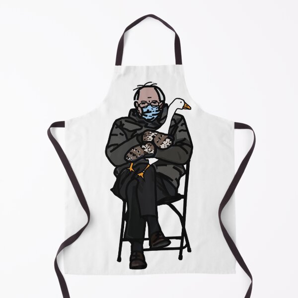 Item preview, Bernie Sanders in Mittens Holding a Goose designed and sold by ellenhenry.