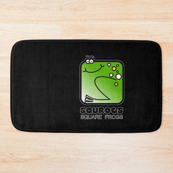 Item preview, Square Frog Retro Minimalist Squrogs Black designed and sold by Quooki.