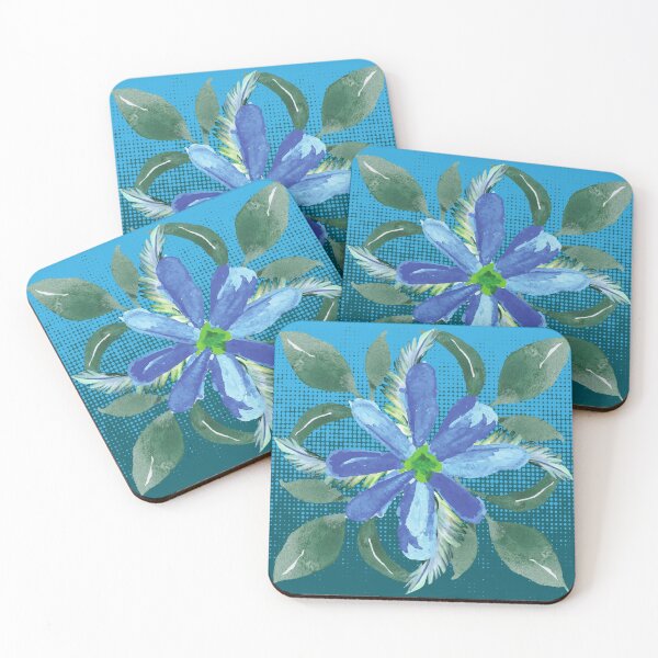 Item preview, flor de acuarela azul designed and sold by Fotinired21.
