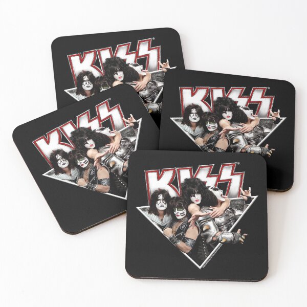 Item preview, KISS ® The Band - Members Metal Triangle Red Contour designed and sold by musmus76.