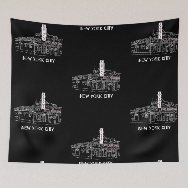 Item preview, Kat'z Deli New York City hand drawn design designed and sold by walrusindustrie.
