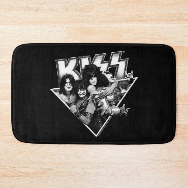 Item preview, KISS ® The Band - Members Metal Triangle (Black and White) designed and sold by musmus76.