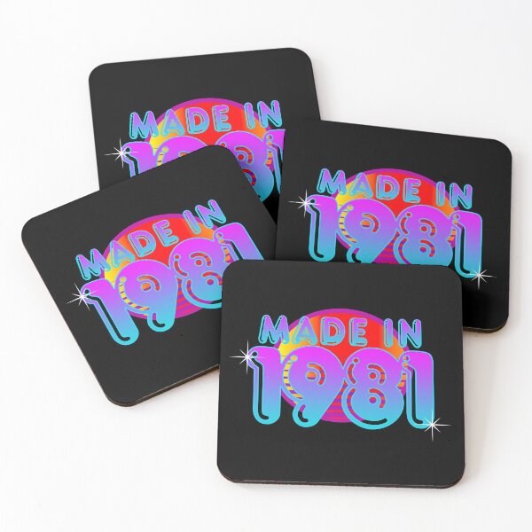 Item preview, Made in 1981 Vaporwave Sunset Neon 020121 - KerLZ designed and sold by KerlZ.