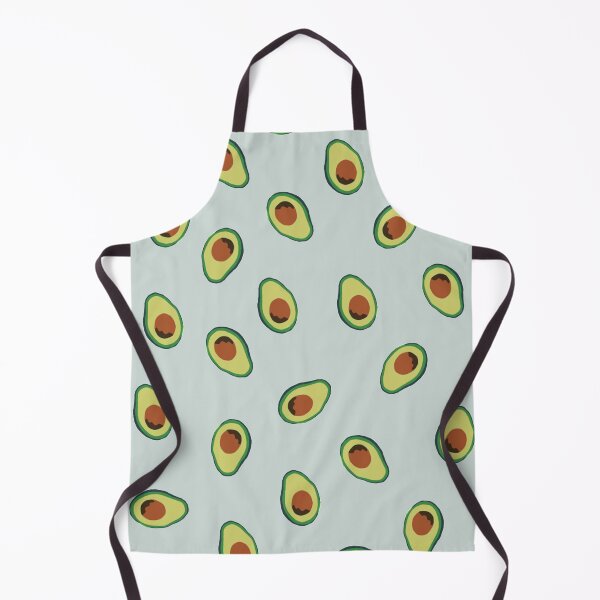 Item preview, Avocado lover pattern on sage green designed and sold by MNCO.
