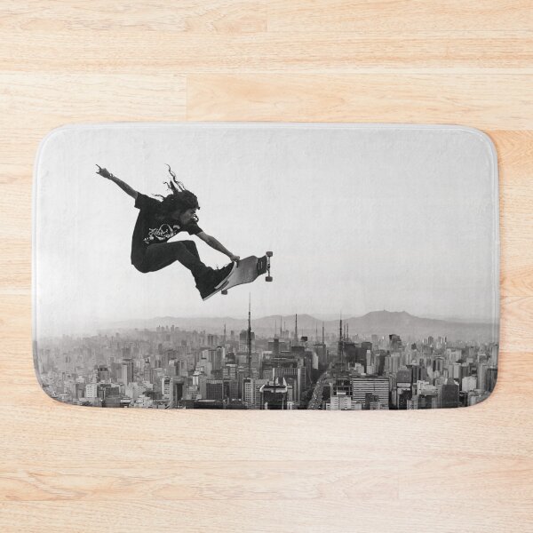 Item preview, Skateboarding stunt in city sky designed and sold by Shir-designs.