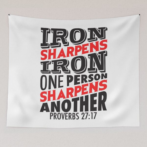 Item preview, Proverbs 27:17 designed and sold by plushism.