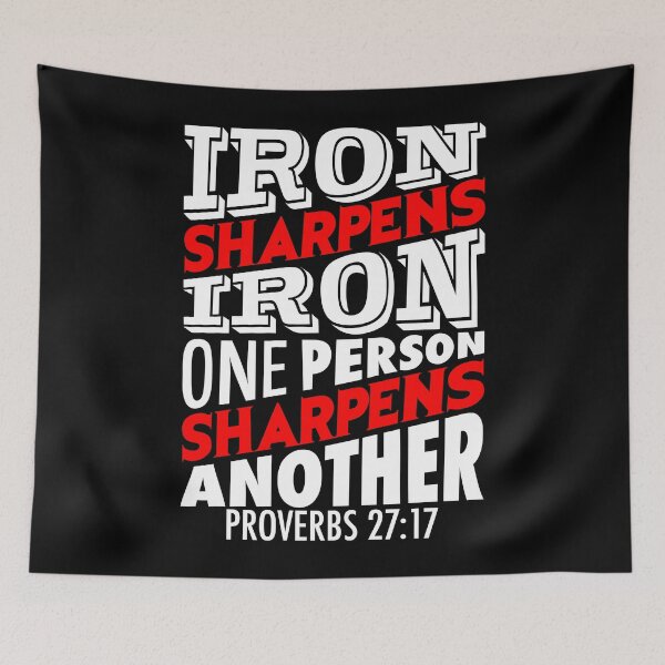 Item preview, Proverbs 27:17 designed and sold by plushism.