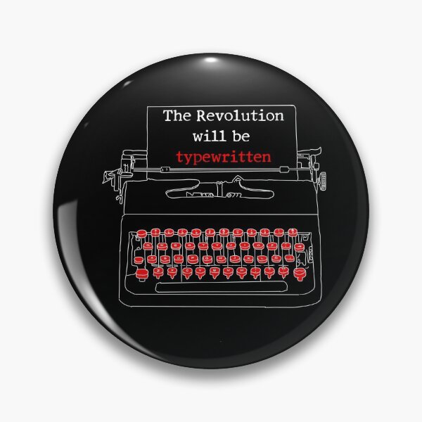 Item preview, The Revolution will be typewritten for Fans of Typewriters designed and sold by walrusindustrie.
