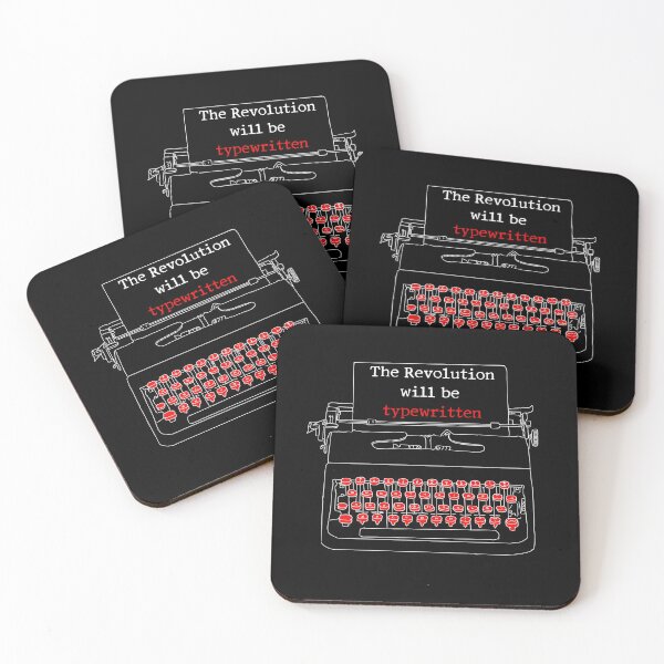 Item preview, The Revolution will be typewritten for Fans of Typewriters designed and sold by walrusindustrie.