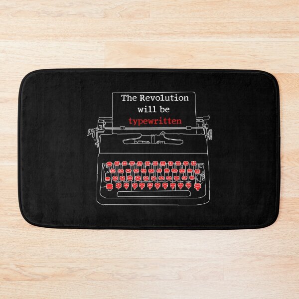 Item preview, The Revolution will be typewritten for Fans of Typewriters designed and sold by walrusindustrie.